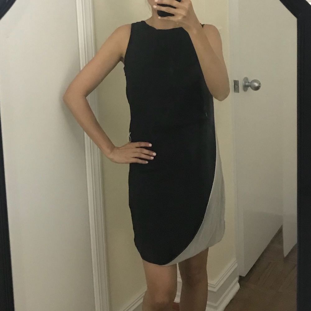 Halston Heritage Cape Dress